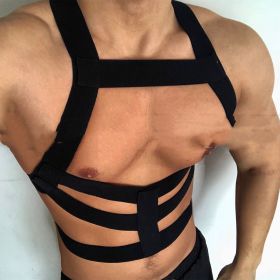 Men's Big Chest With Elastic Muscles