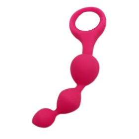 ANAL BEADS BUTT PLUG WITH PULL RING 3 ANAL BALLS G-SPOT PROSTATE MASSAGE SILICONE SEX TOYS FOR WOMEN MEN MASTURBATION