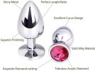 Butt Plugs 3PCS Anal Toys;  Expanding Plug Toys Stainless Steel Anales Trainer Sets Butt Adult Toy Plug Tool Anal Plugs Toy 3Pcs Jewelry Design Anal B