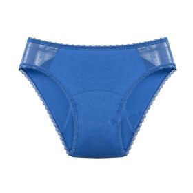 Women's Washable Underwear For Menstrual Period Protection (Option: Blue-M)