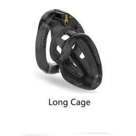 Movable Ring Design Chastity Breathable Cage (Option: L-Black)