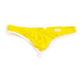 Men's thong (Option: Yellow-L)