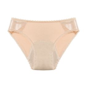 Women's Washable Underwear For Menstrual Period Protection (Option: Apricot-XL)
