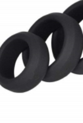 Silicone 6-piece Set Horseshoe Ring Scrotum Bondage Men (Option: 26mm)