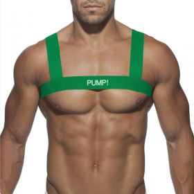 Dance Floor Fashion Shoulder Strap Men's Chest Strap (Option: Green-One size)