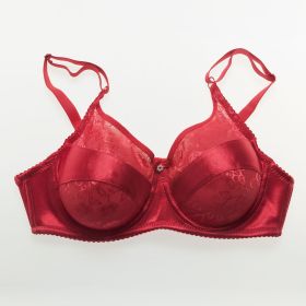 Silicone Prosthesis Breast Artificial Breast Bra (Option: Red-34 75D)