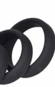Silicone 6-piece Set Horseshoe Ring Scrotum Bondage Men (Option: 57mm)