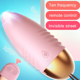 Mini Bullet Vibrator 10Speed Vibrating Eggs Female Vaginal Tight Exercise Smart Love Ball of Jump eggs Clitoris Stimulator (Color: Pink)