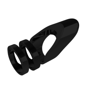 Clio- The Radiant Wearable Vibrating Ring;  Sexual Jewelry (Color: dark gray, size: 6)