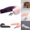Metal Feather Anal Toys Fox Tail Anal Plug Erotic Anus Toy Butt Plug Sex Toys for Woman and Men Sexy Butt Plug Adult Accessories