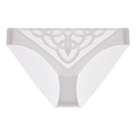 Women's Underwear Big Chest Small Push-up Thin (Option: White 077P-L)