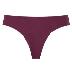 Plus Size Women's Physiological Underwear (Option: Purple-XL)