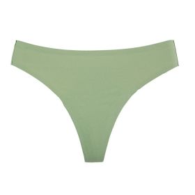Plus Size Women's Physiological Underwear (Option: Green-XL)